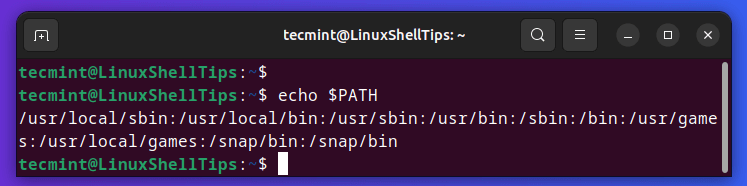 Check $PATH Variable in Linux