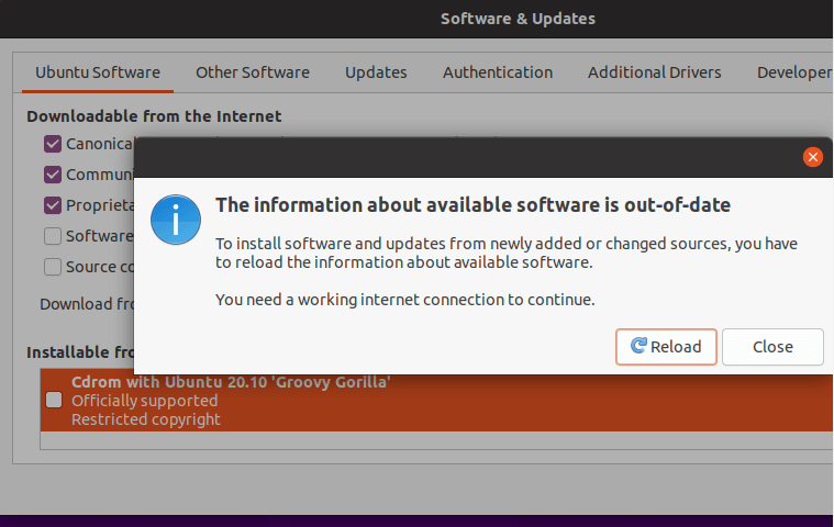 Install Software Updates