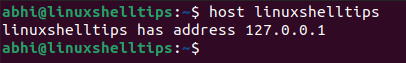 Check IP Address of Hostname