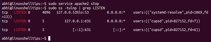 Close Open Ports in Linux