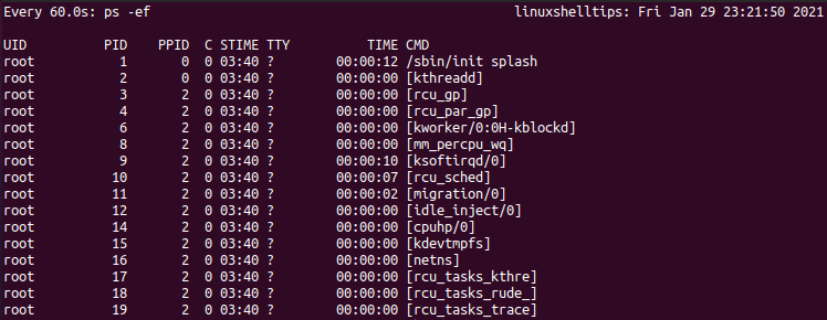 Run Linux Command Every Minute