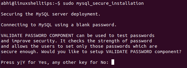 Secure MySQL Server in Ubuntu