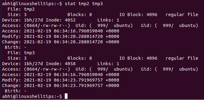 Verify File Timestamp