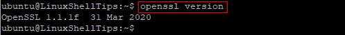 Check OpenSSL Version