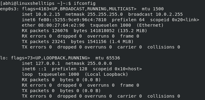 List Network Interface Names