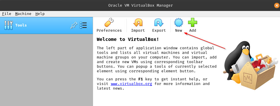 Create New Virtual Machine