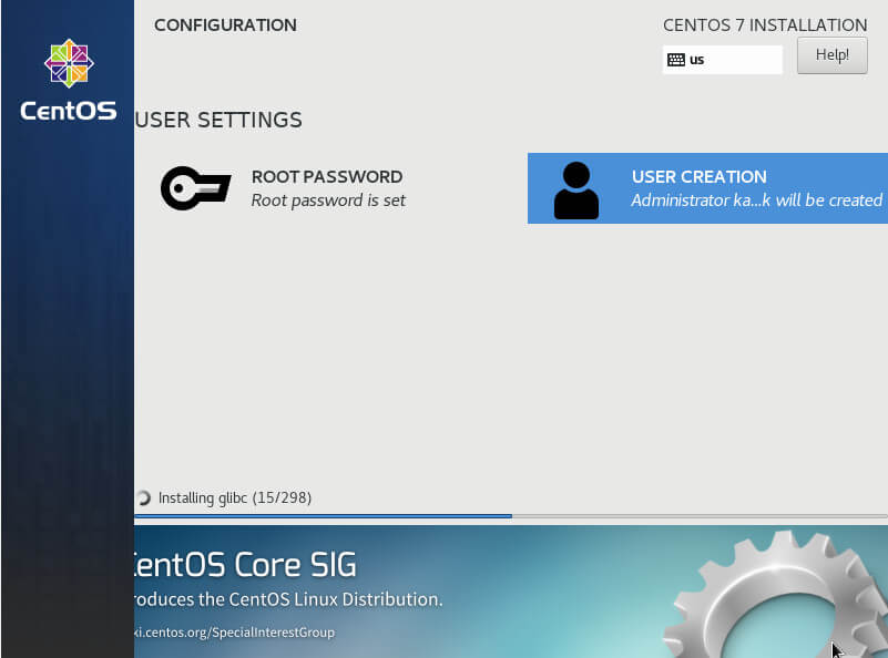 Create Root Password