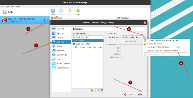 Map CentOS ISO File