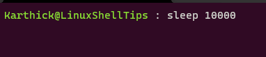 Linux Sleep Command