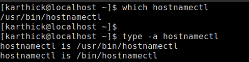 Check hostnamectl Command