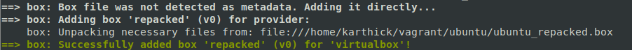 Add Box to Vagrant
