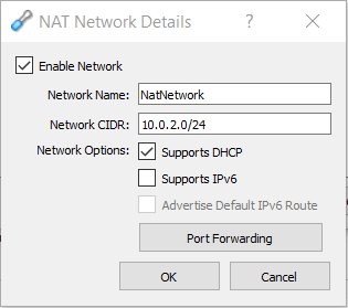 Define NAT Network