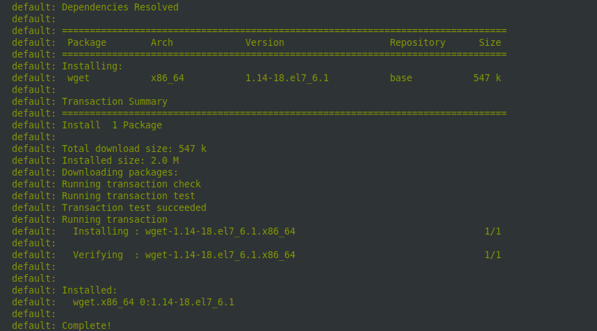 Install Wget in VM