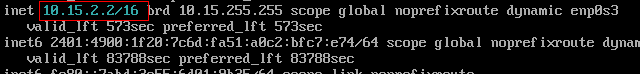 Internal IP Address