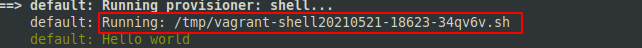 Run External Script in Vagrant