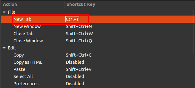 Custom Key Bindings