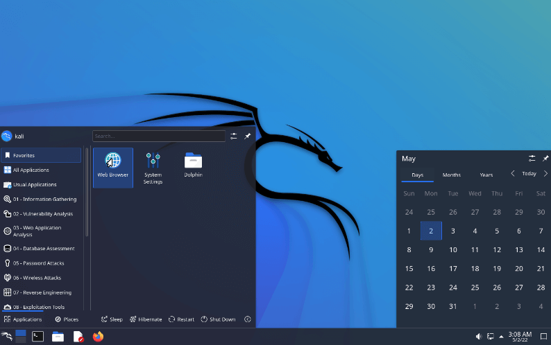 Kali Linux KDE Plasma