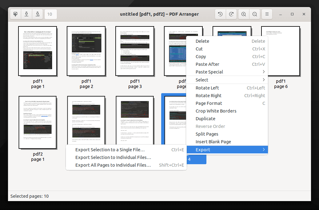 Merge PDF Files