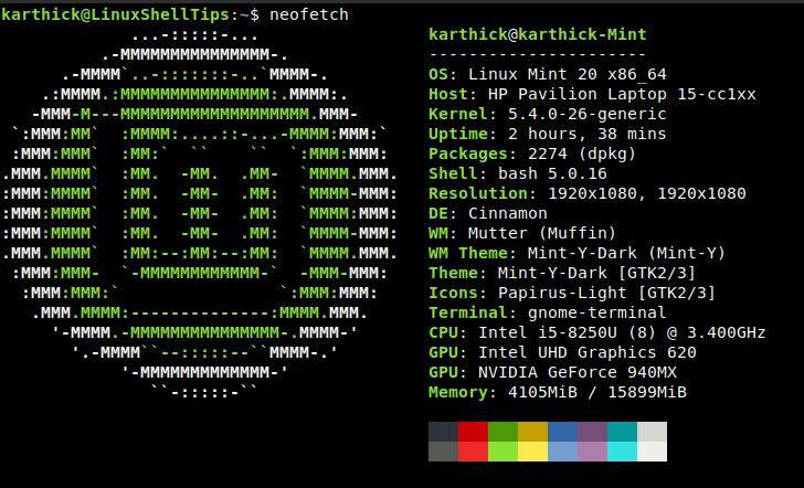 Neofetch System Info Tool