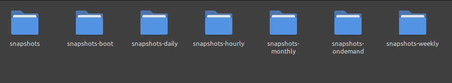 Snapshot Directories