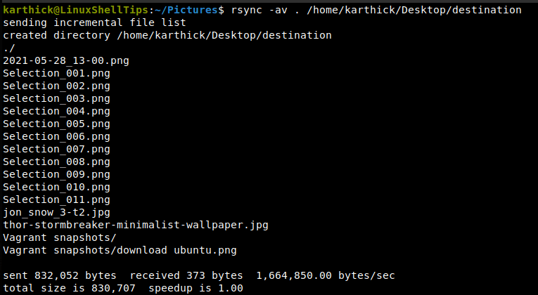 Sync Two Directories with Rsync