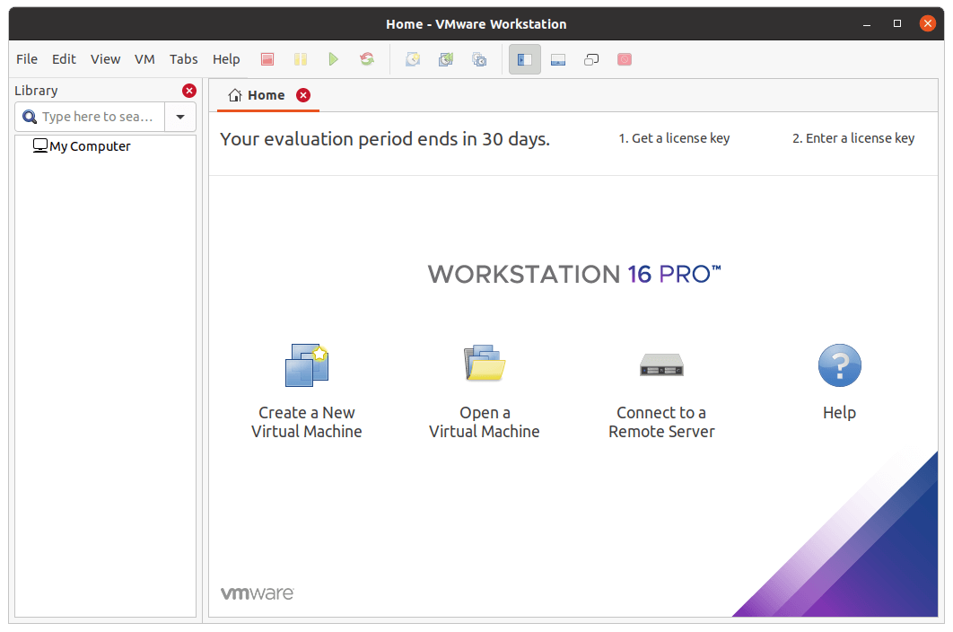 VMware Workstation Pro Running on Ubuntu