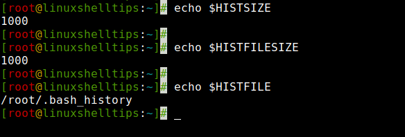 Check History Size in Linux