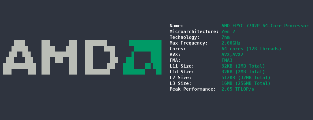 cpufetch - CPU architecture fetching tool