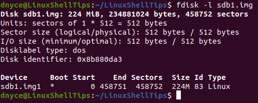 Check Clone Partition Info