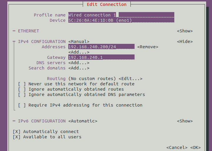 Configure IP Address in Rocky Linux