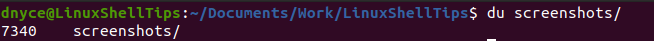 Find Particular Directory Size in Linux