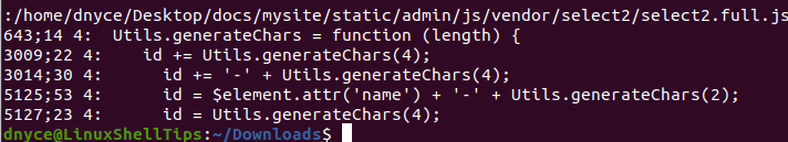 Find String and Output in AckMate Format