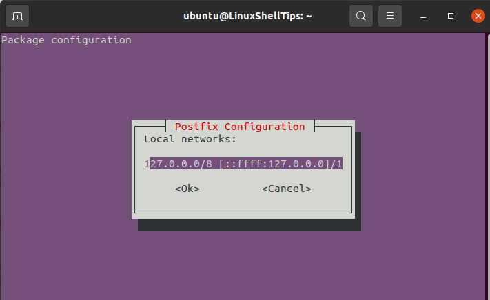 Postfix Local Networks