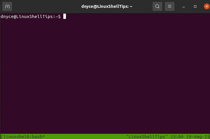 Create New Tmux Session