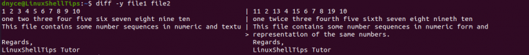 How to Compare Two Files in Linux Terminal