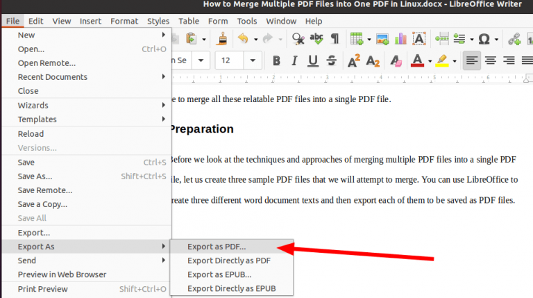 How to Merge Multiple PDF Files into One PDF in Linux
