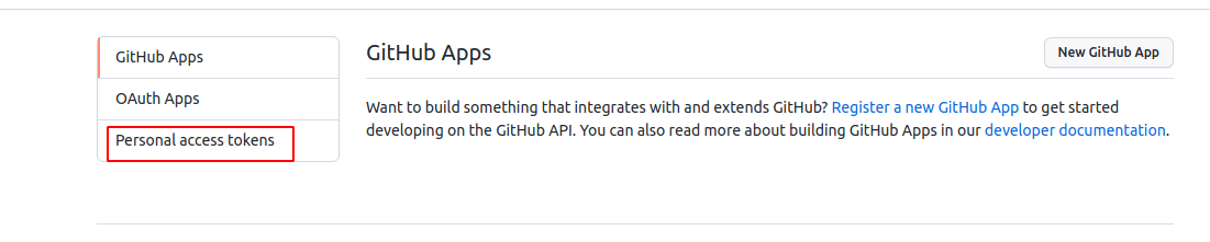 GitHub Personal Access Token