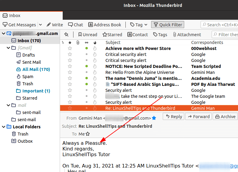 Thunderbird Mail Client