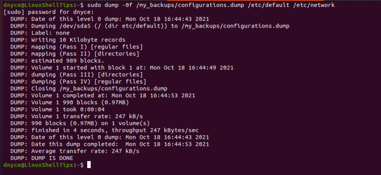 How to Backup Ext2, Ext3, or Ext4 File Systems in Linux