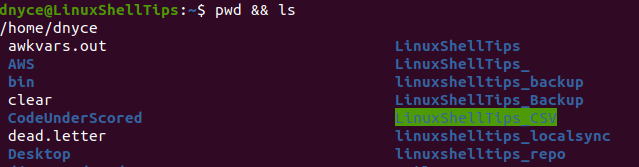 Listing Local Linux Files