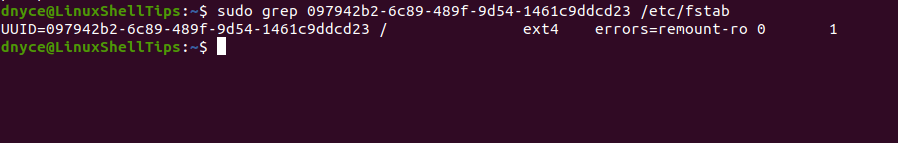 Find Partitions Info in Ubuntu