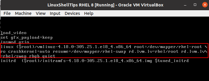 RHEL 8 Boot Parameters