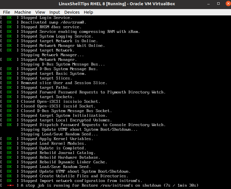 Repairing RHEL File System