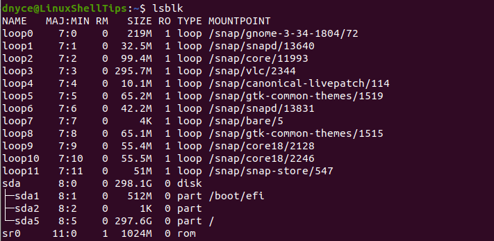 View Linux Block Device Information