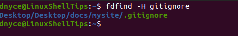 fd - Find Hidden Files in Linux