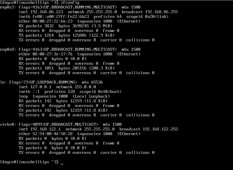 Check Network Interface