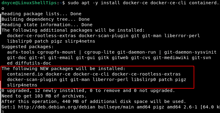 Install Docker in Debian