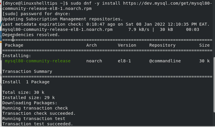 Add MySQL Repository in RHEL