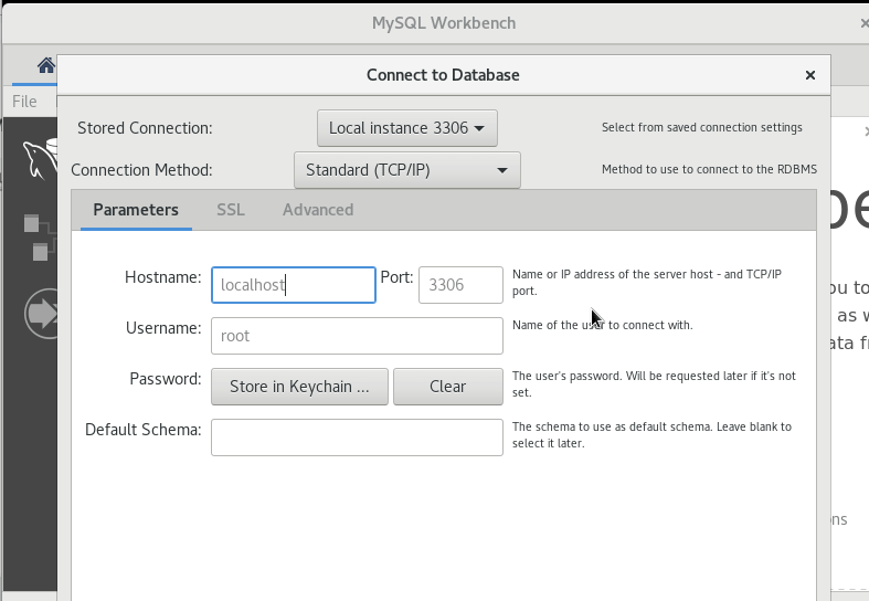 Connect to MySQL Database