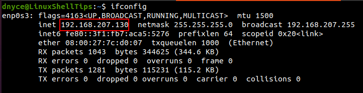 Find Linux IP Address